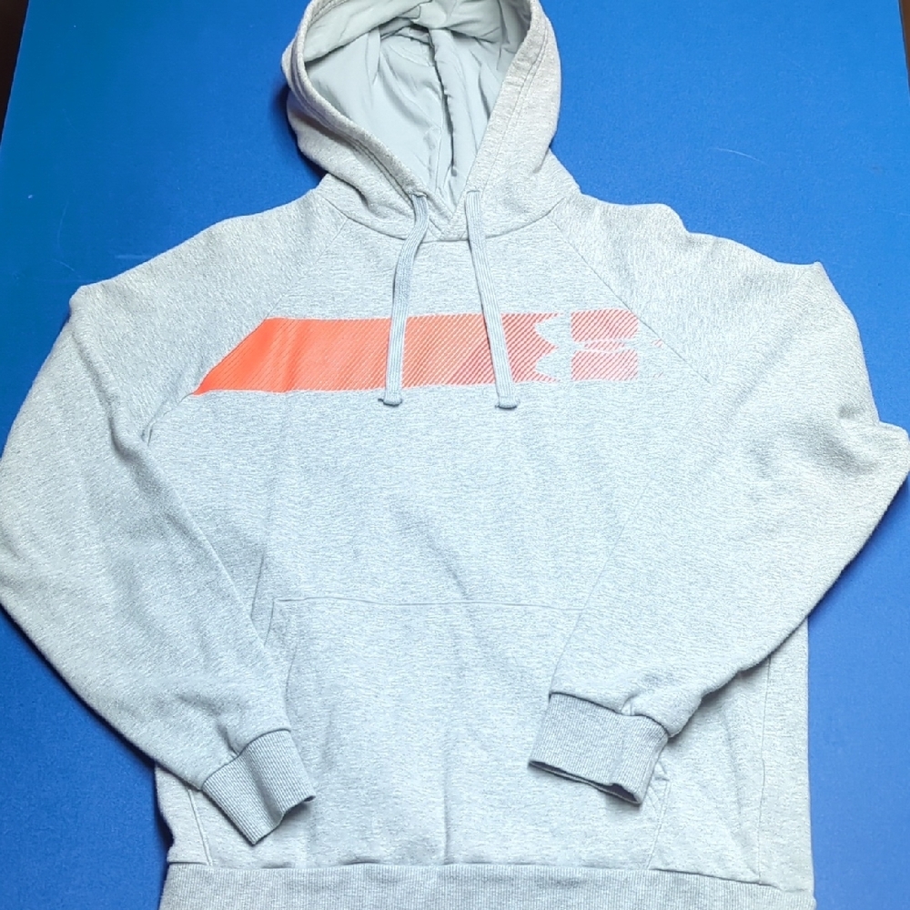 Under Armour Gray and Orange Sweatshirt Hoodie